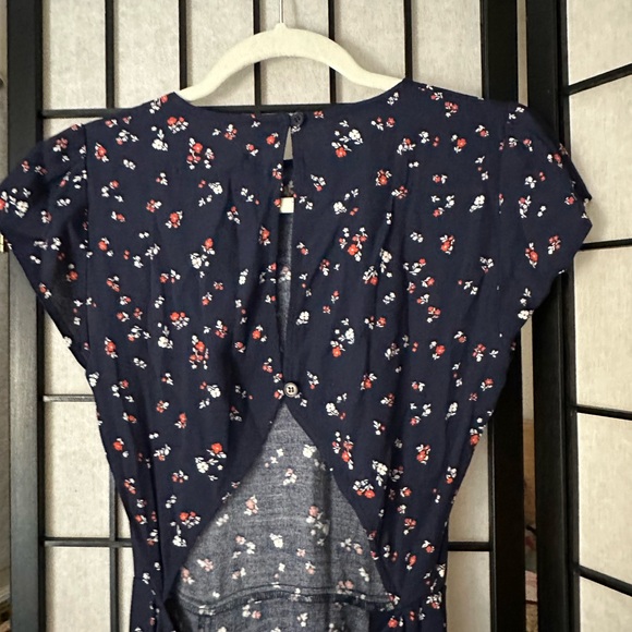 Reformation Gavin Dress: Blue Size 2 - Picture 3 of 5